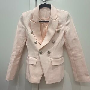 Blush Pink Tailored Blazer